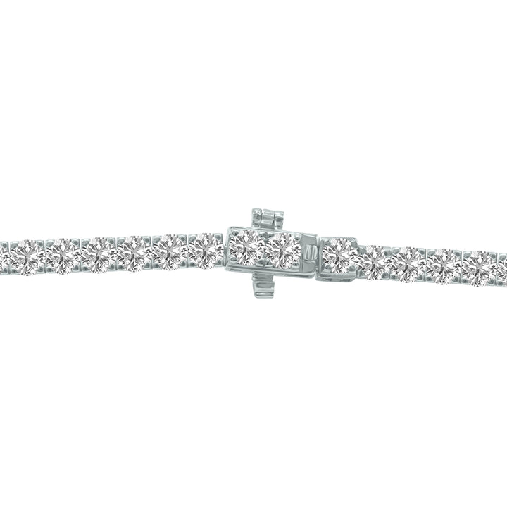 9 Carat Tw Lab Grown Diamond Tennis Bracelet In 14K White Gold