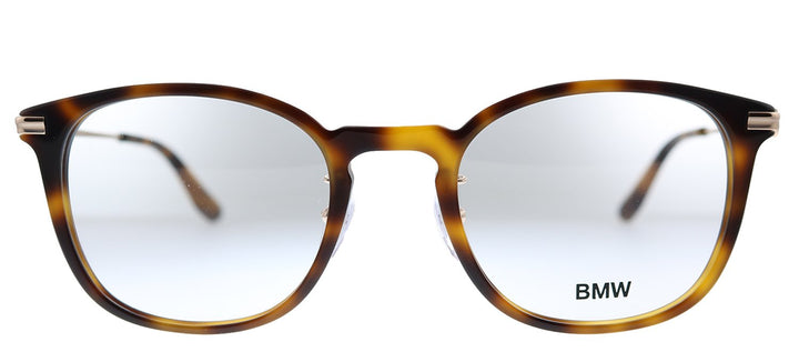BMW BW 5021 052 Round Plastic Havana Eyeglasses with Demo Lens