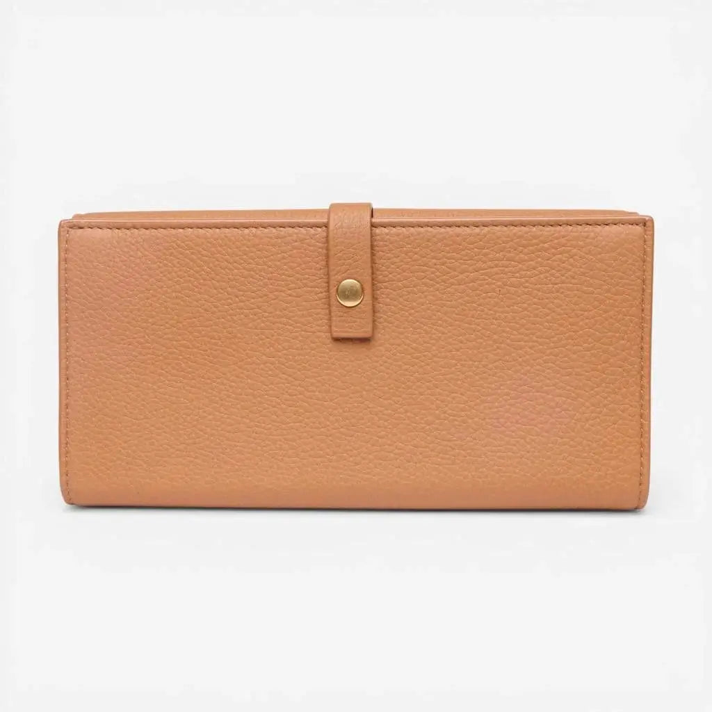 Bottega Veneta Light Brown Leather Bi-fold Flap Women&