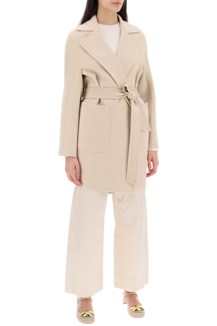 Max Mara Studio "canary Wool And Cashmere Coat