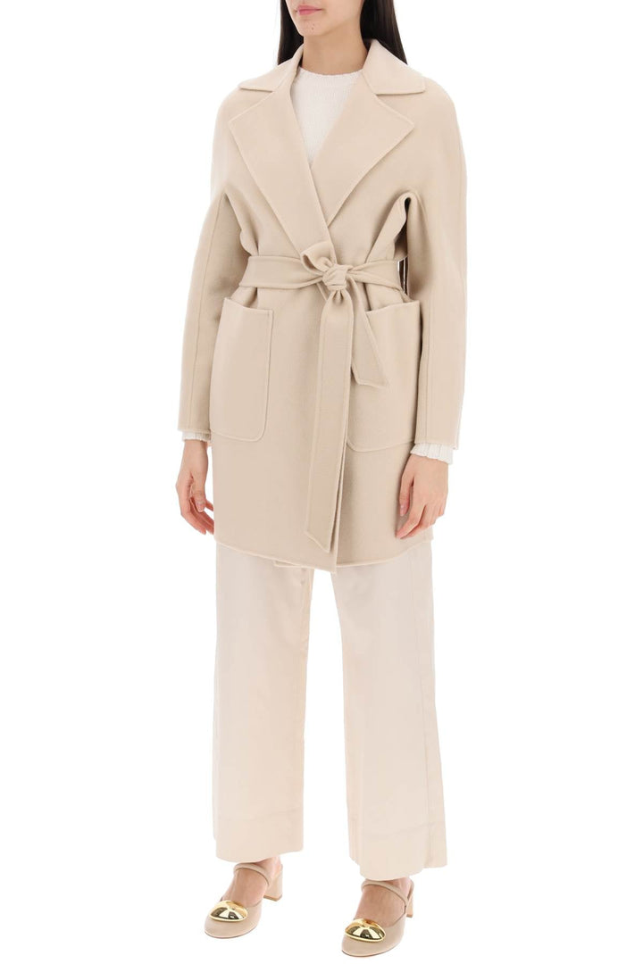 Max Mara Studio "canary Wool And Cashmere Coat