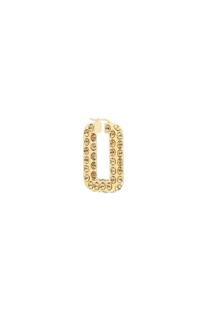 Amina Muaddi Charlotte Earrings With Crystals