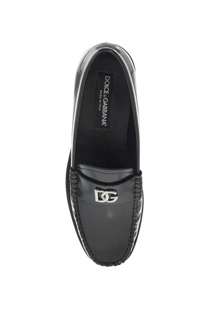 Dolce & Gabbana Brushed Leather Loafers