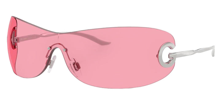 DOLCE & GABBANA DG 2308 05/84 Butterfly Silver Metal Sunglasses with Pink Lens