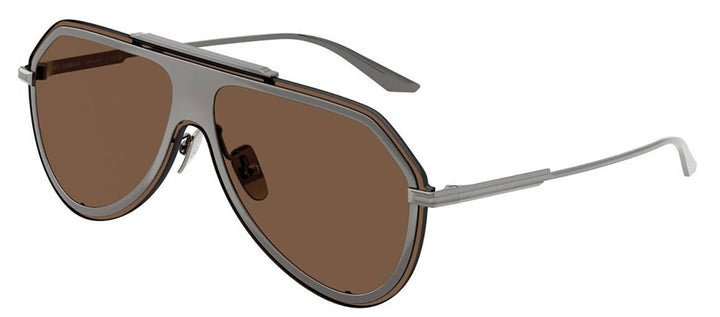 DOLCE & GABBANA DG 2309 135273 Pilot Brushed Bronze Metal Sunglasses with Brown Lens