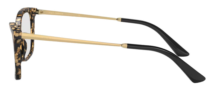 Dolce & Gabbana DG 3347 911 Rectangle Plastic Multicolor Eyeglasses with Logo Stamped Demo Lenses