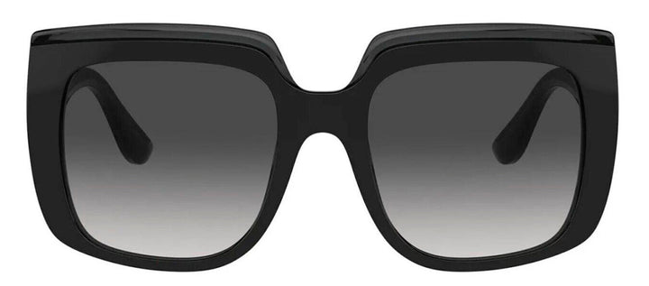 Dolce & Gabbana DG 4414 501/8G Square Plastic Black Sunglasses with Grey Gradient Lens