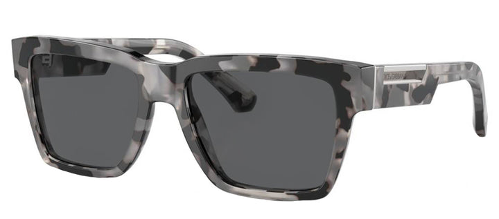 DOLCE & GABBANA DG 4465 343587 Pilot Havana Grey Acetate Sunglasses with Dark Grey Lens