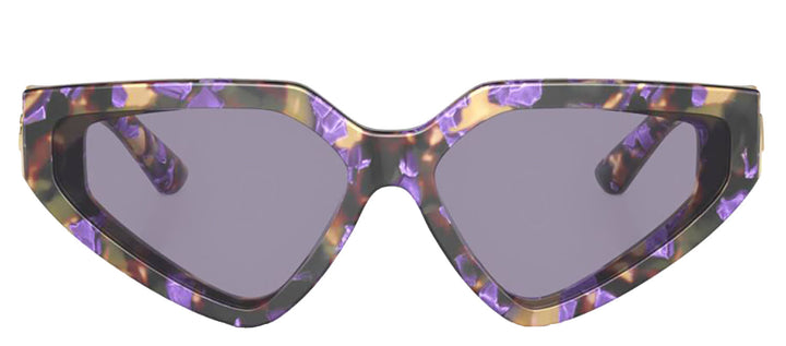 DOLCE & GABBANA DG 4469 3439/1 Butterfly Havana Blue Pearl Acetate Sunglasses with Grey Lens