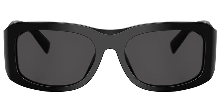 DOLCE & GABBANA DG 4503 501/87 Rectangle Black Acetate Sunglasses with Dark Grey Lens by DOLCE & GABBANA outlet now on sale