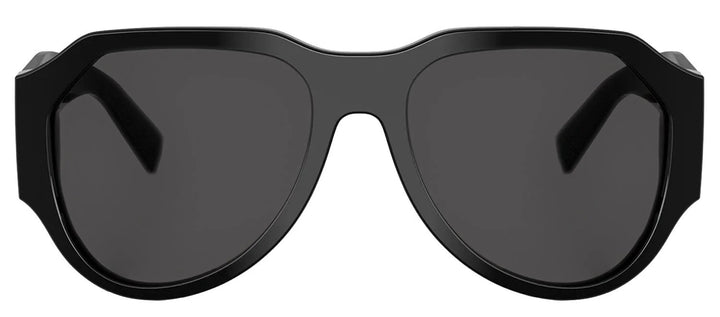 DOLCE & GABBANA Sample Sale DOLCE & GABBANA DG 4504 501/87 Pilot Black Acetate Sunglasses with Dark Grey Lens - Sunglasses Sunglasses | Designer outlet