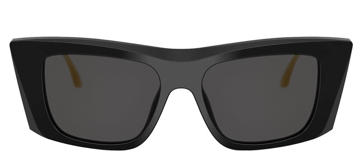 DOLCE & GABBANA DG 4510 501/87 Cat Eye Black Acetate Sunglasses with Dark Grey Lens