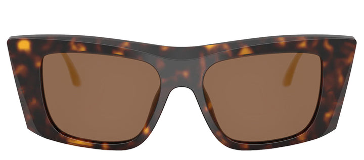 DOLCE & GABBANA DG 4510 502/73 Cat Eye Brown Tortoise Acetate Sunglasses with Dark Brown Lens