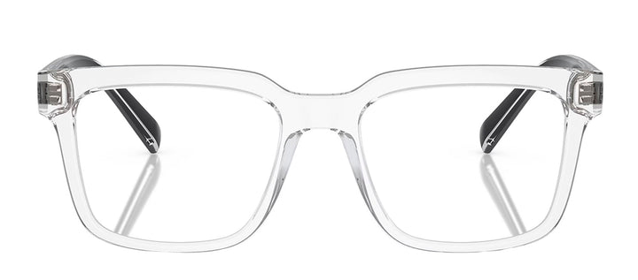 Dolce & Gabbana DG 5101 3133 Square Plastic Clear Eyeglasses with Logo Stamped Demo Lenses