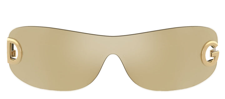 Dolce & Gabbana KIDS DX 2001 02/6E Shield Metal Gold Sunglasses with Gold Mirror Lens