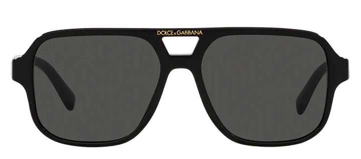 Dolce & Gabbana KIDS DX 4003 335587 Pilot Plastic Black Sunglasses with Grey Lens