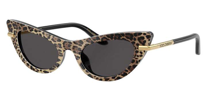 Dolce & Gabbana KIDS DX 4008 316397 Cat-Eye Plastic Multicolor Sunglasses with Grey Lens