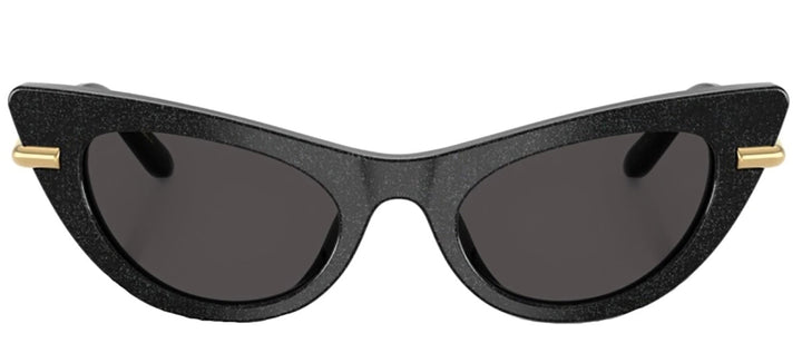 Dolce & Gabbana KIDS DX 4008 324187 Cat-Eye Plastic Black Sunglasses with Grey Lens