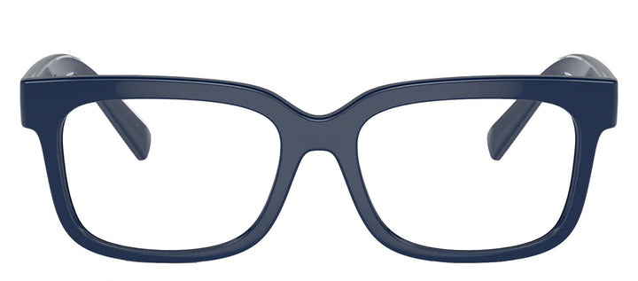 Dolce & Gabbana KIDS DX 5002 3094 Rectangle Plastic Blue Eyeglasses with Logo Stamped Demo Lenses