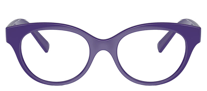 Dolce & Gabbana KIDS DX 5003 3335 Phantos Plastic Purple Eyeglasses with Logo Stamped Demo Lenses