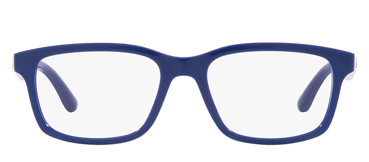 Dolce & Gabbana KIDS DX 5097 3094 Rectangle Plastic Blue Eyeglasses with Logo Stamped Demo Lenses