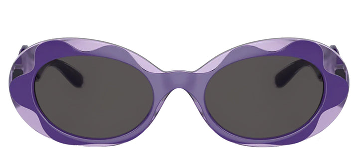 Dolce & Gabbana KIDS DX 6005 333587 Oval Plastic Purple Sunglasses with Grey Lens