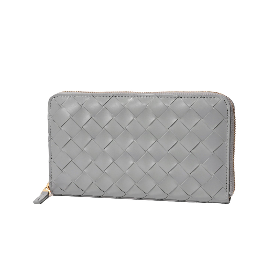 Bottega Veneta Intrecciato Zipper Wallet