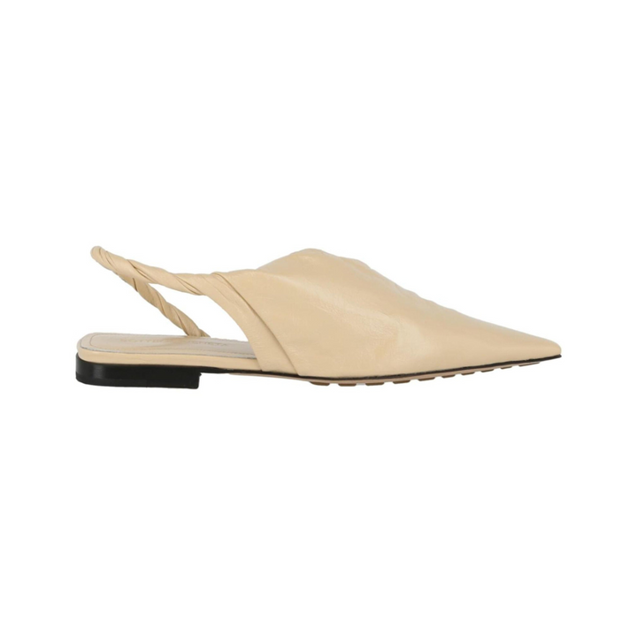 Bottega Veneta Pointed Toe Slingback Flats