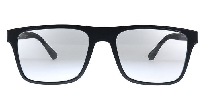 Emporio Armani EA 4115 58011W Rectangle Plastic Black Sunglasses with Clear Clip On Lens