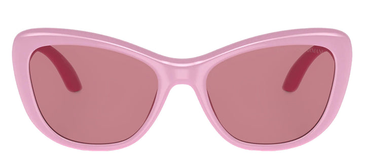 Emporio Armani KIDS EK 4004 613069 Butterfly Plastic Pink Sunglasses with Purple Lens