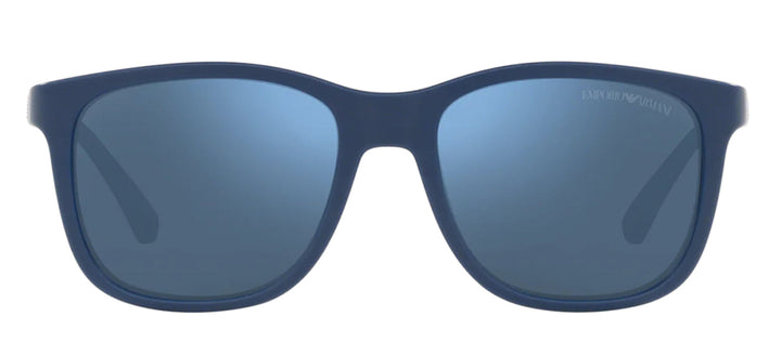 Emporio Armani KIDS EK 4184 508855 Pillow Plastic Blue Sunglasses with Blue Mirror Lens