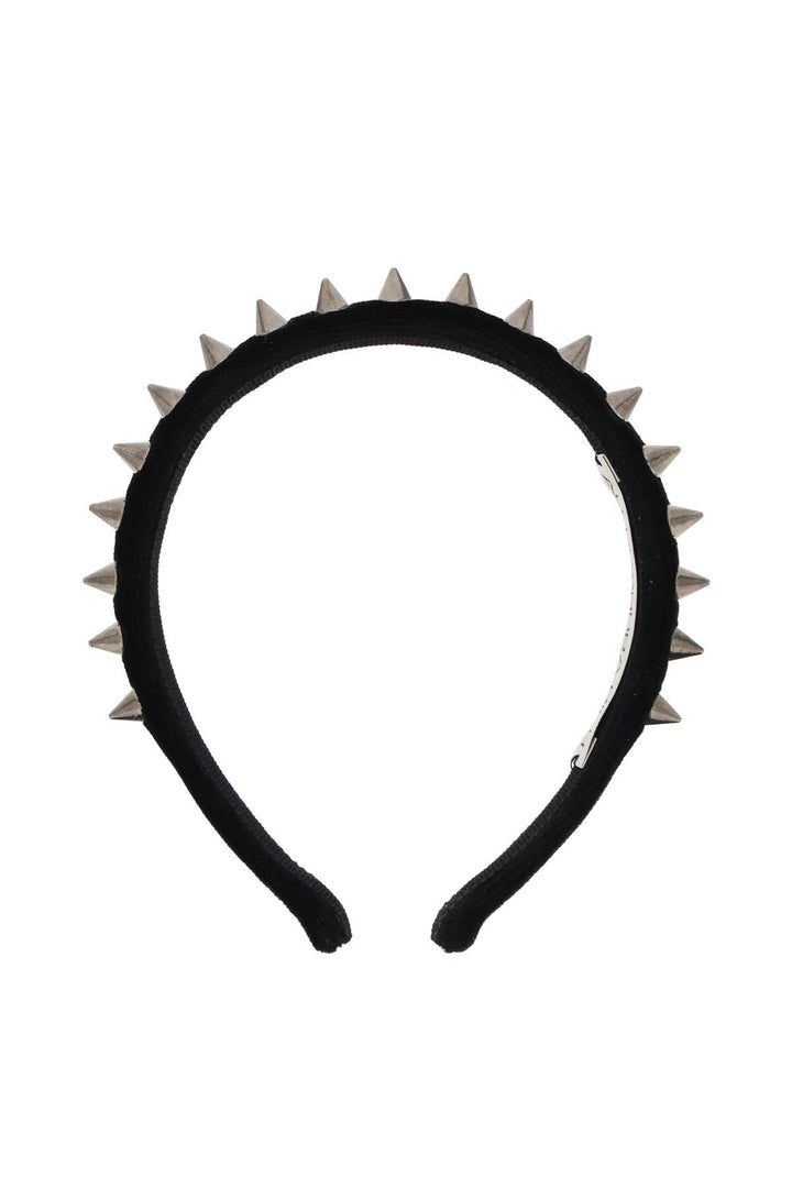 Alessandra Rich Velvet Headband With Spike