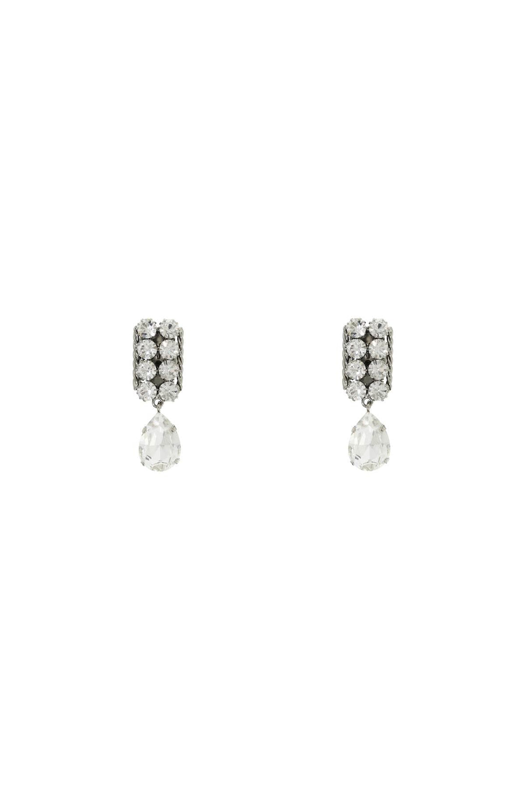 Alessandra Rich Dangling Clip-On Earrings