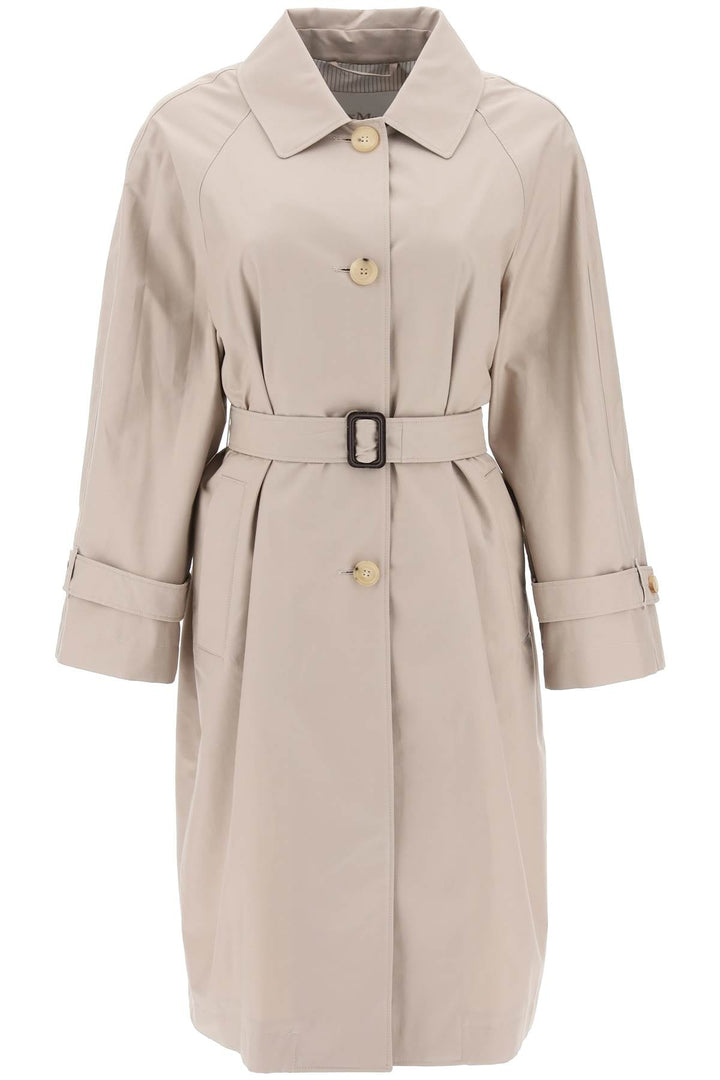 Max Mara The Cube Single-Breasted Trench Coat In Water-Resistant Twill