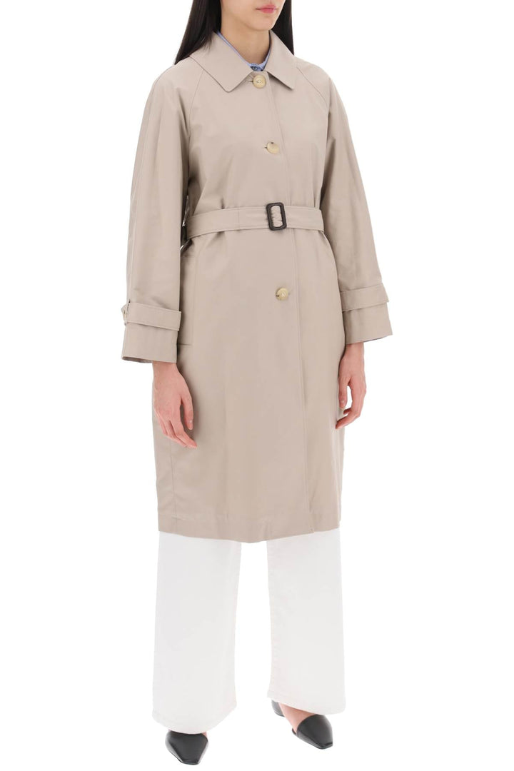 Max Mara The Cube Single-Breasted Trench Coat In Water-Resistant Twill