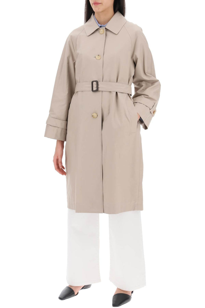 Max Mara The Cube Single-Breasted Trench Coat In Water-Resistant Twill