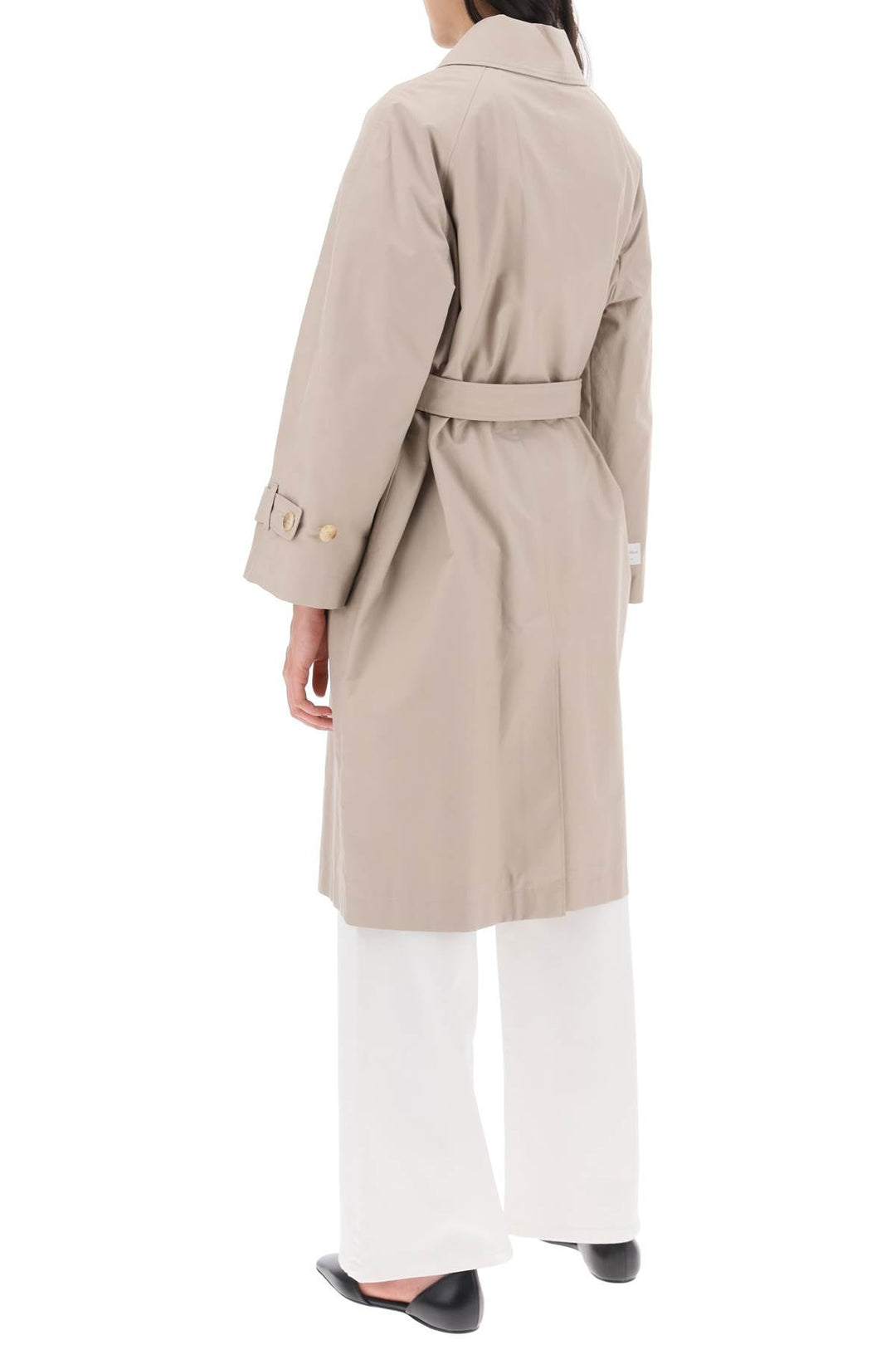 Max Mara The Cube Single-Breasted Trench Coat In Water-Resistant Twill