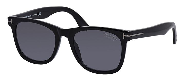 Tom Ford FT 1099-N 01D Square Plastic Black Sunglasses with Smoke Polarized Lens