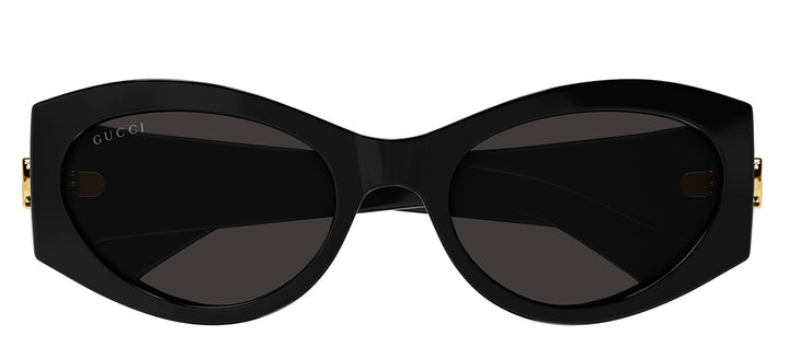 Gucci GG 1401S 001 Cat-Eye Plastic Black Sunglasses with Grey Lens
