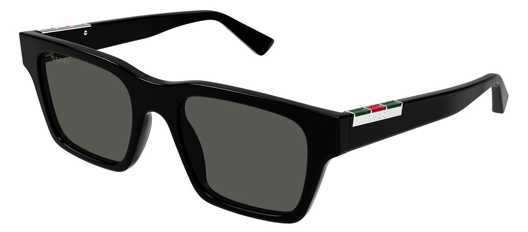 Gucci GG 1889S 001 Square Plastic Black Sunglasses with Grey Lens