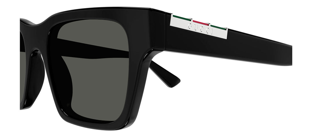 Gucci GG 1889S 001 Square Plastic Black Sunglasses with Grey Lens