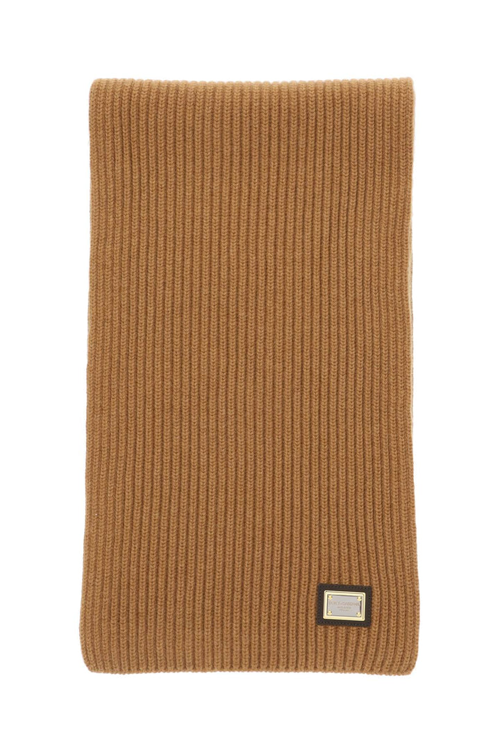 Dolce & Gabbana Ribbed Cashmere Scarf