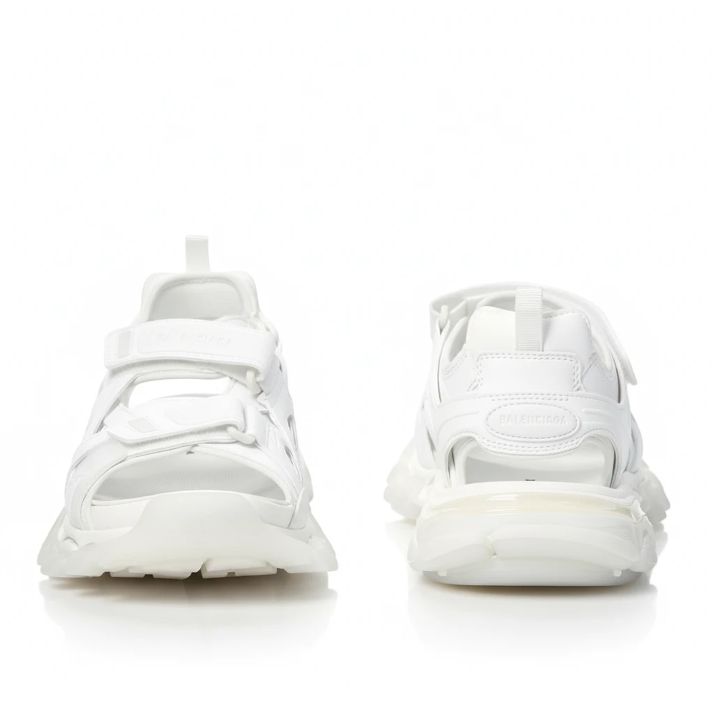 Balenciaga Track Touch-Strap Sandals in BLACK