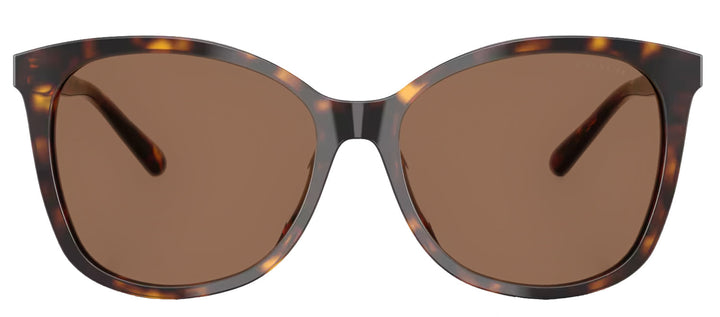 Coach HC 8271U 512073 Square Plastic Tortoise Sunglasses with Brown Lens