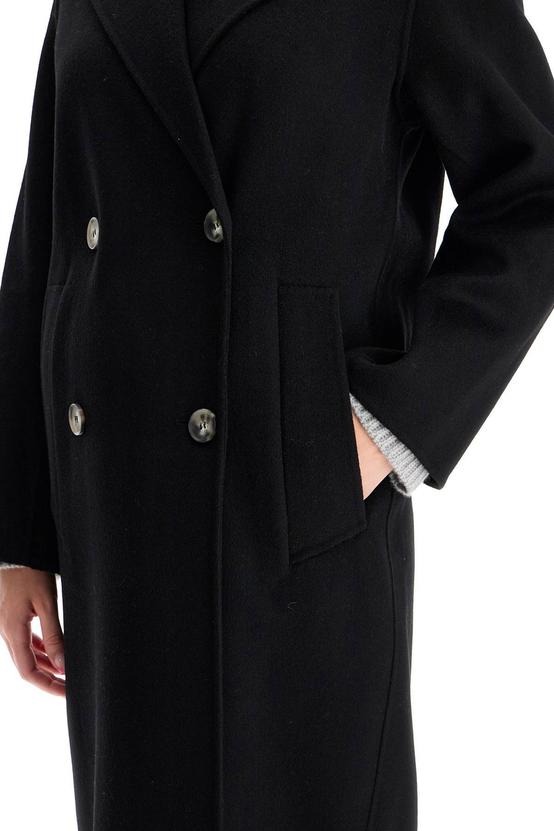 Ivy Oak Clara Double-Breasted Wool Coat