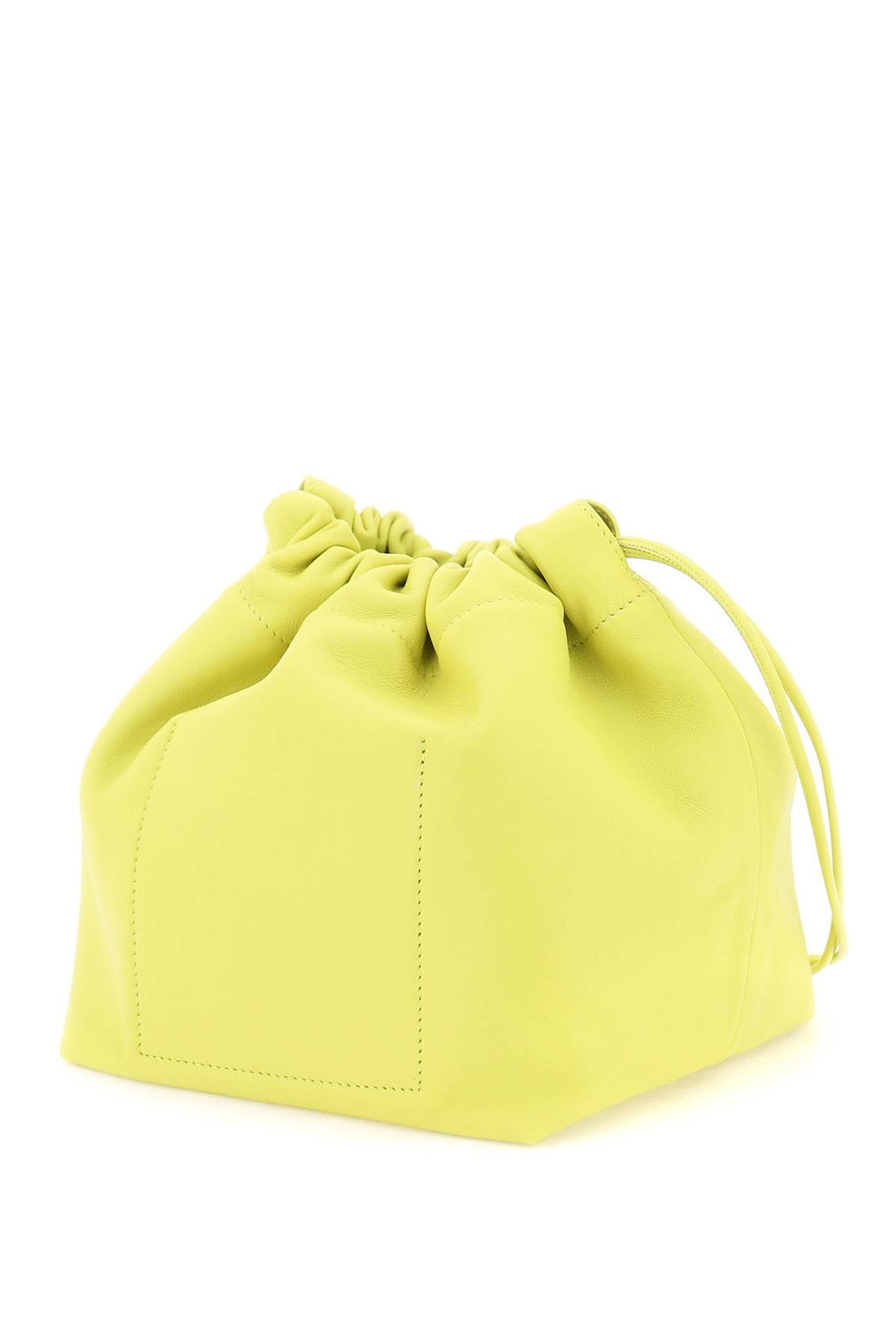 Bolsa tipo cubo con forma de bola de masa hervida de Jil Sander