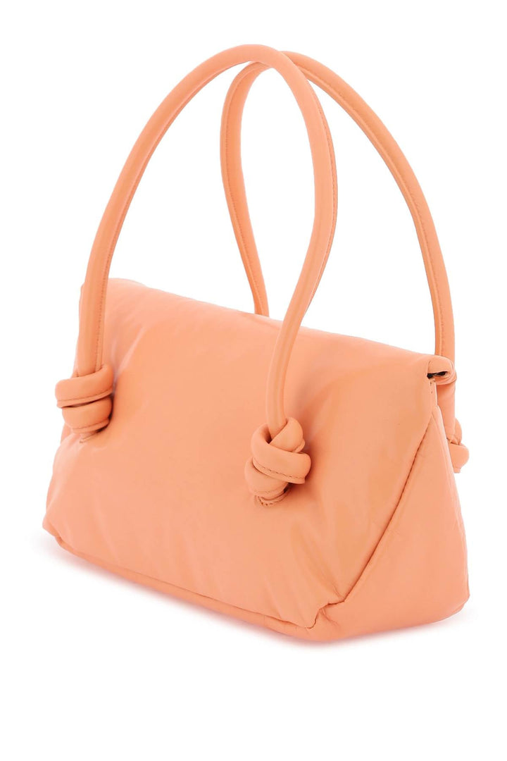 Bolso de hombro pequeño de charol de Jil Sander