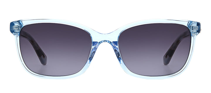 Kate Spade KS Tabitha/S PJP Square Plastic Blue Sunglasses with Grey Gradient Lens