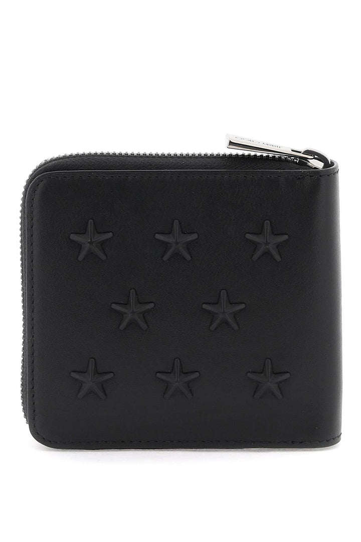 Jimmy Choo Zip-Around Wallet With Stars