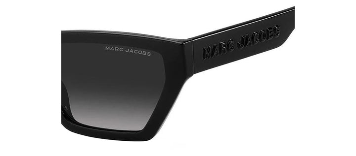 Marc Jacobs MARC 657/S 807_9O Rectangle Plastic Black Sunglasses with Grey Gradient Lens